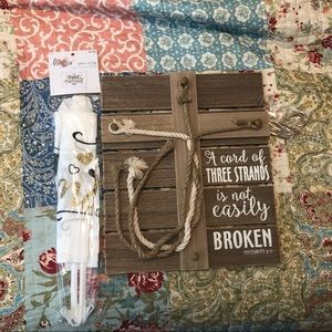 Wedding sign and flag bundle